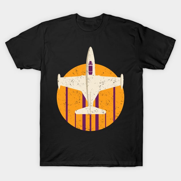 F9F Panther Fighter Jet Airplane T-Shirt by danchampagne